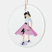 Poodrock Keramik Ornament (Links)