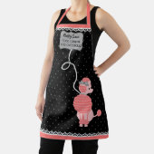 Poodrock Retro 50er Dog Groomer Custom Black Schürze (InSitu)