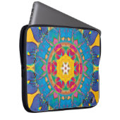 Poof Ball Kaleidoskop Laptop Sleeve (Vorne Rechts)