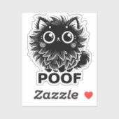 Poof Cat Aufkleber (Blatt)