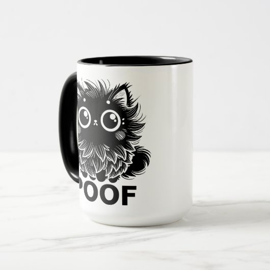Poof Cat Tasse (Vorderseite Links)