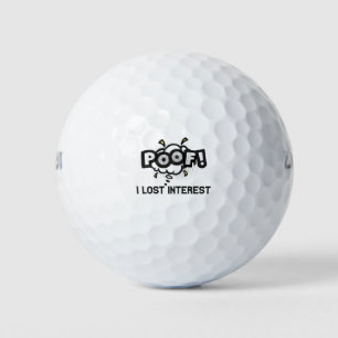 Poof I Loest Funny ADHD Neurodiversity Golfball