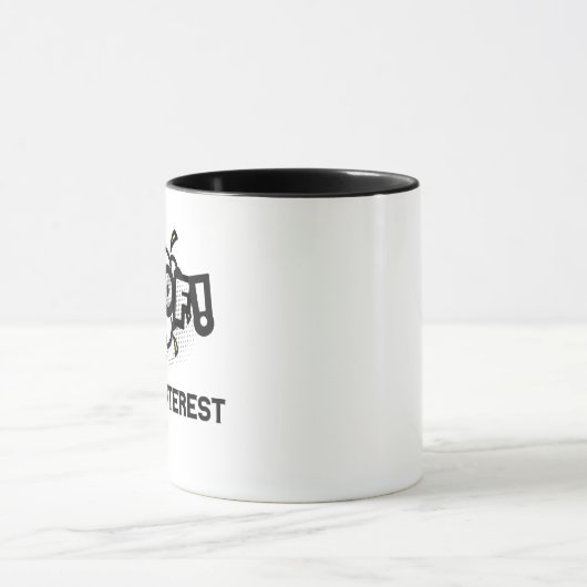 Poof I Loest Funny ADHD Neurodiversity Tasse (Zentrum)