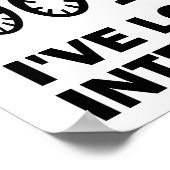 POOF! Lose Interest Funny Poster (Ecke)