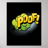 Poof! Magischer Pop Art Comic Explosion Poster (Vorne)
