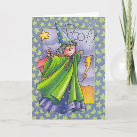 Poof! Sie sind älter Karte (Vorderseite)