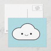 Poofy Cloud Postkarte (Vorne/Hinten)