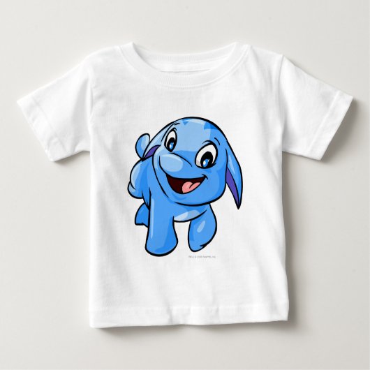 Poogle Blue Baby T-shirt (Vorderseite)
