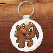 Poogle Brown Schlüsselanhänger (Vorderseite)