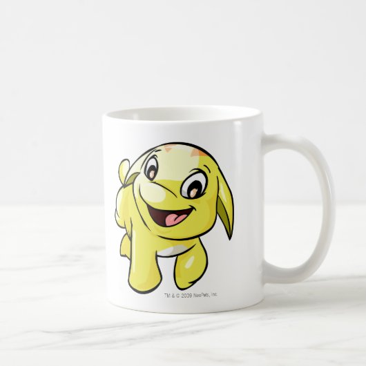 Poogle Gelb Kaffeetasse (Rechts)