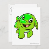 Poogle Glows Postkarte (Vorne/Hinten)