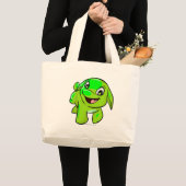 Poogle Glühen Jumbo Stoffbeutel (Vorderseite (Produkt))