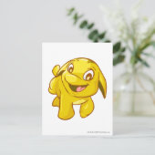Poogle Gold Postkarte (Stehend Vorderseite)