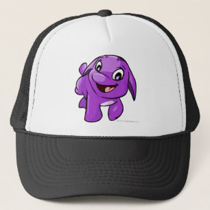 Poogle lila truckerkappe