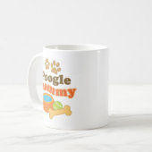 Poogle Mama-Hundezucht-Geschenk Kaffeetasse (Vorderseite Links)