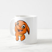Poogle Orange Kaffeetasse (Vorderseite Links)