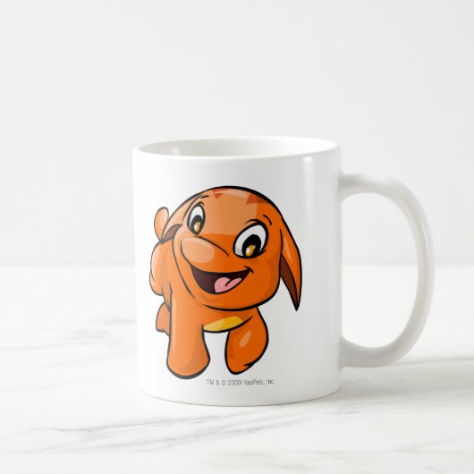 Poogle Orange Kaffeetasse (Rechts)