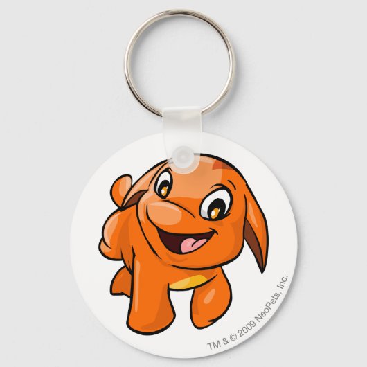 Poogle Orange Schlüsselanhänger (Vorderseite)