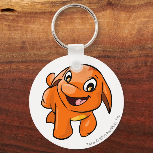 Poogle Orange Schlüsselanhänger (Vorderseite)