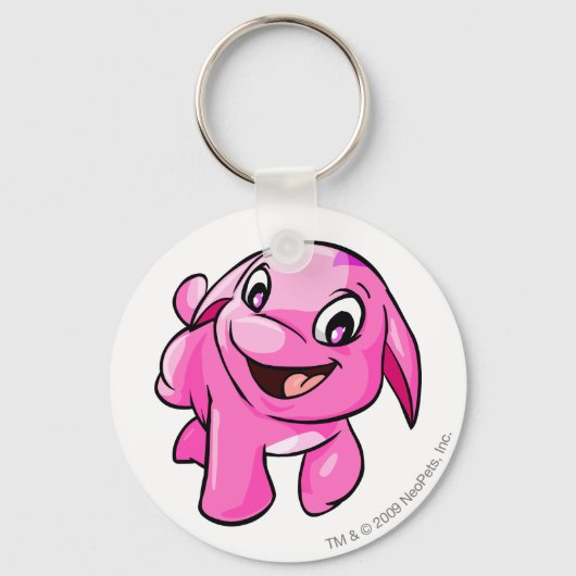 Poogle Pink Schlüsselanhänger (Vorderseite)