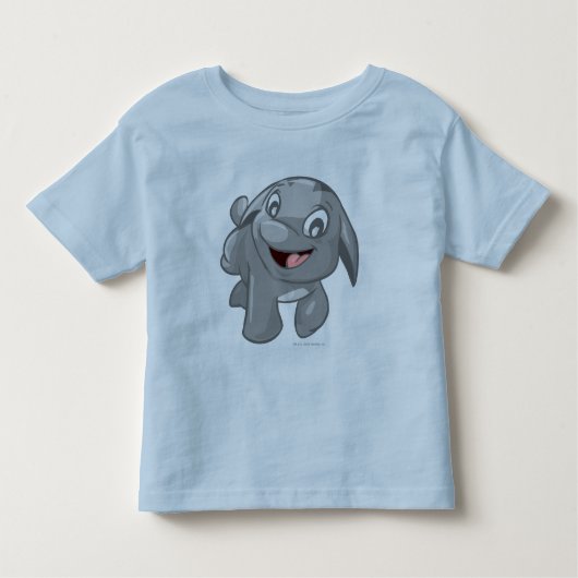 Poogle Silber Kleinkind T-shirt (Vorderseite)
