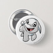 Poogle Weiß Button (Vorne & Hinten)