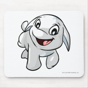 Poogle Weiß Mousepad