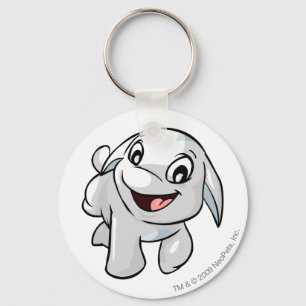Poogle Weiß Schlüsselanhänger