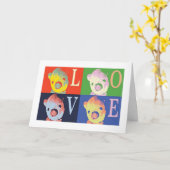 Pooh Bear Weihnachtskarte Karte (Gelbe Blume)