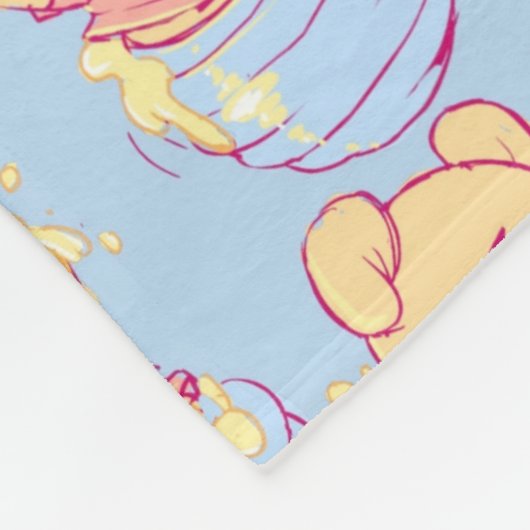 Pooh Fleecedecke (Ecke)
