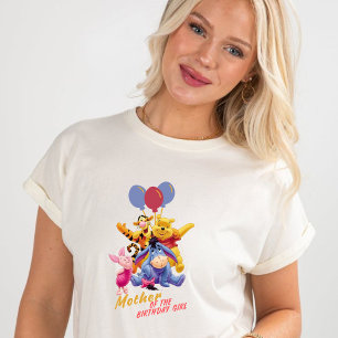 Pooh & Friends Aquarell Erstes Geburtstags-Mom-Shi Tri-Blend Shirt