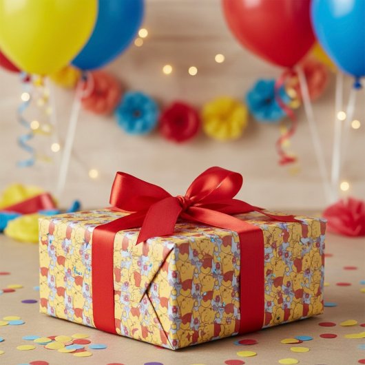 Pooh Geschenkpapier
