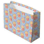 Pooh Large Gift Bag Große Geschenktüte (Rückseite Schrägansicht)