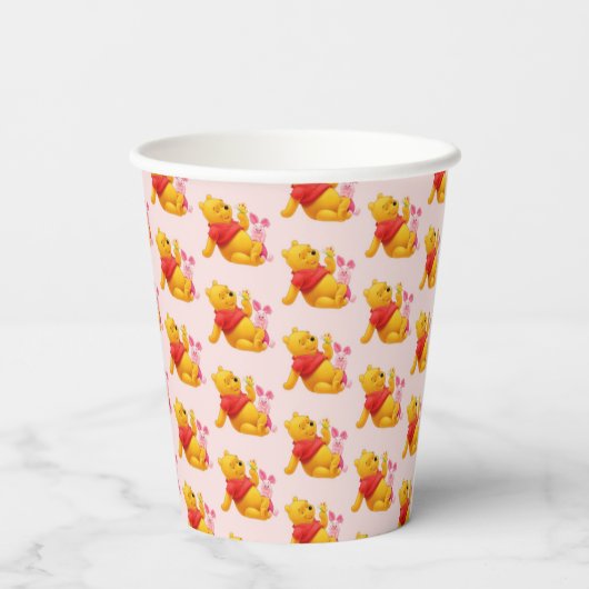 Pooh Paper Cups Pappbecher (Rückseite)