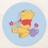 Pooh Runder Pappuntersetzer (Vorderseite)