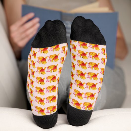 Pooh Socken (Unterseite)
