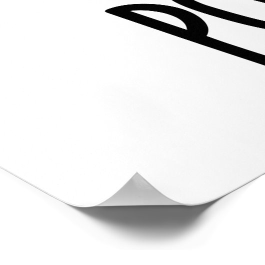 Pooh-tato Funny Potato Pun Poster (Ecke)