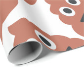 Pooh Twitter Emoji Geschenkpapier (Rolleneckpunkt)