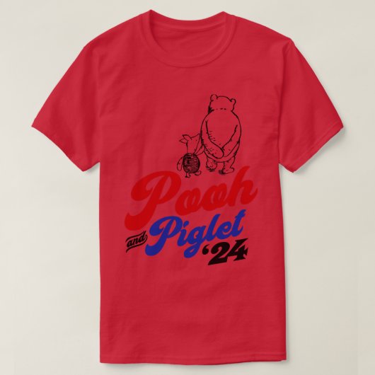 Pooh und Piglet 2024 T-Shirt (Design vorne)