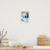 Pooh Zitat: "Auch wenn wir auseinander sind Poster (Küche)