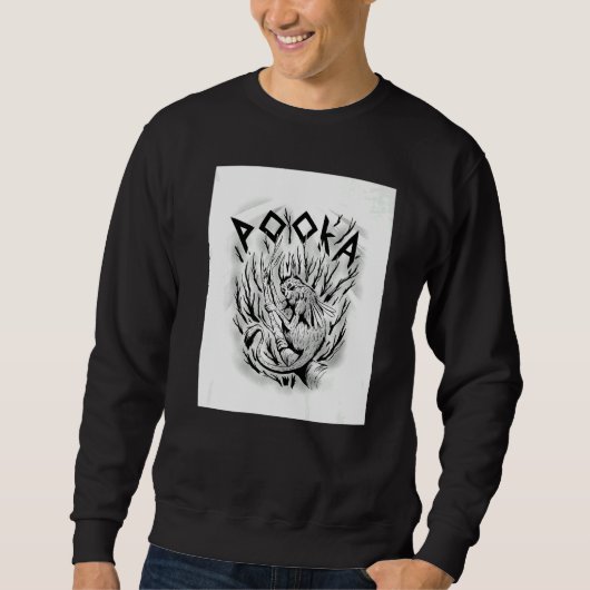 Pooka mythological scary creature sweatshirt (Vorderseite)