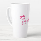 "Pookie" Süße Rosa Kaffeetasse Milchtasse (Linke Ecke)