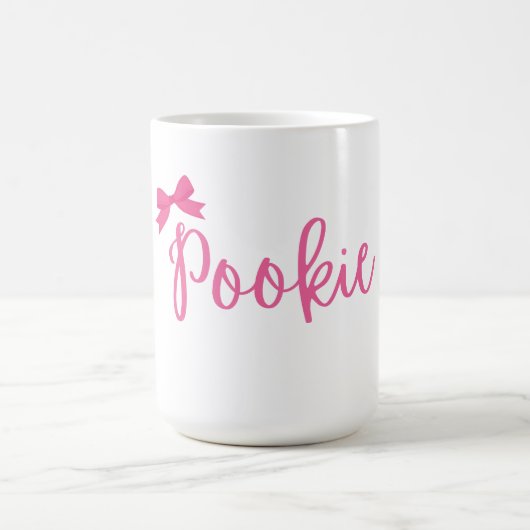 "Pookie" Süße rosa Tasse (Mittel)