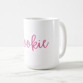 "Pookie" Süße rosa Tasse (VorderseiteRechts)