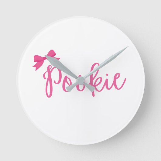 "Pookie" Wanduhr süß (Vorderseite)