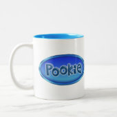 "POOKIE" ZWEIFARBIGE TASSE (Links)