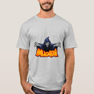 Pooky Pumpkin Skull T - Shirt