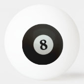 Pool 8 Ball Billiards Tischtennisball (Rückseite)