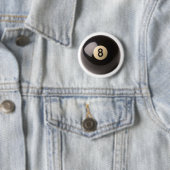 Pool acht mit 8 Bällen Button (Beispiel)