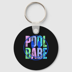 Pool Babe Vintage Familie Matching Funny Summer Va Schlüsselanhänger